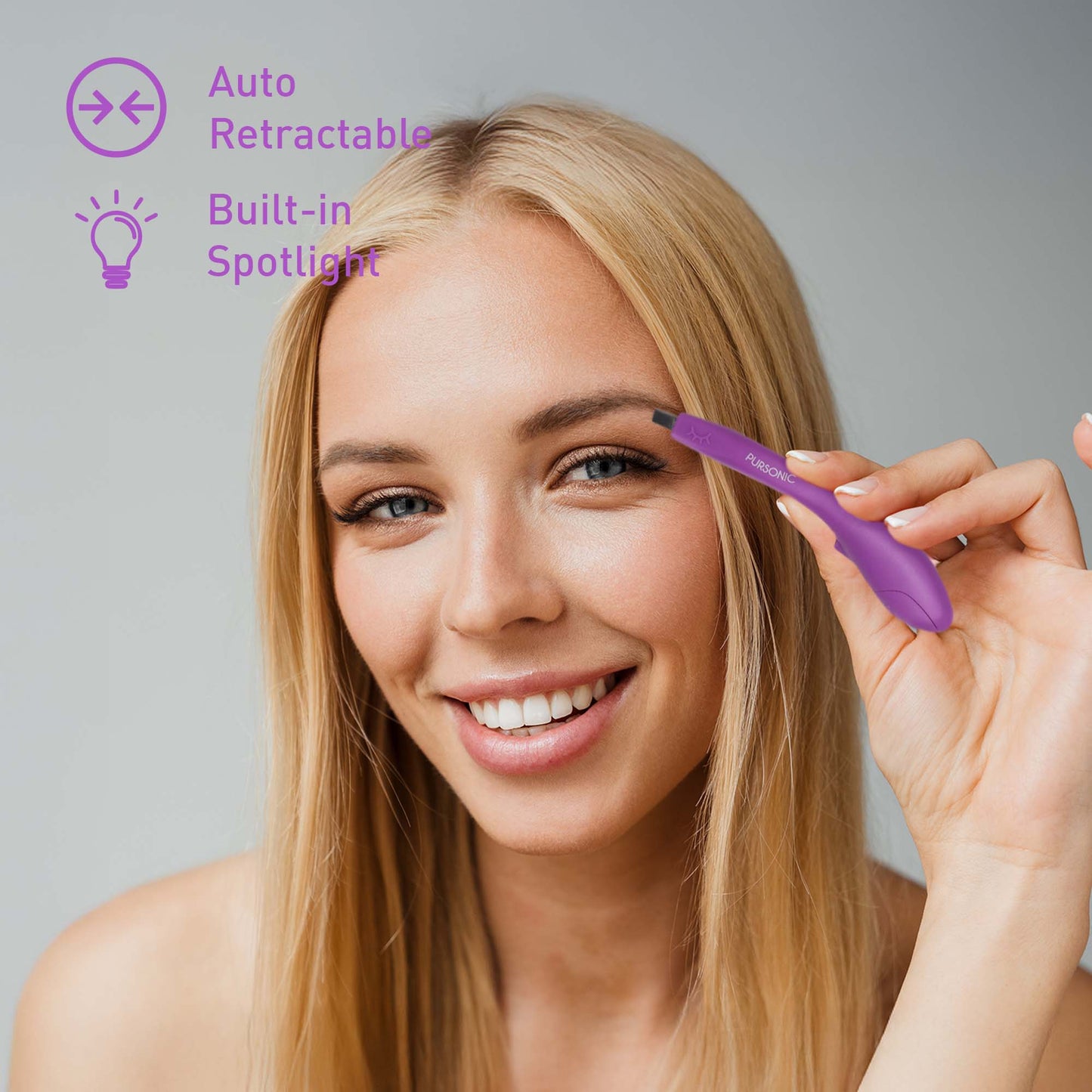 Automatic Retractable Slant Tweezers