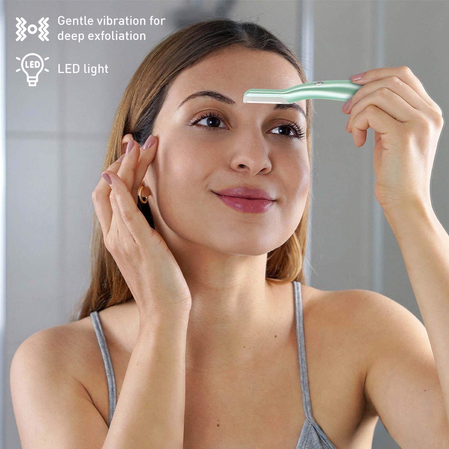 Smooth Radiance Bundle – Precision Dermaplaning Hair Remover Tool & Pursonic Painless Electric Shaver