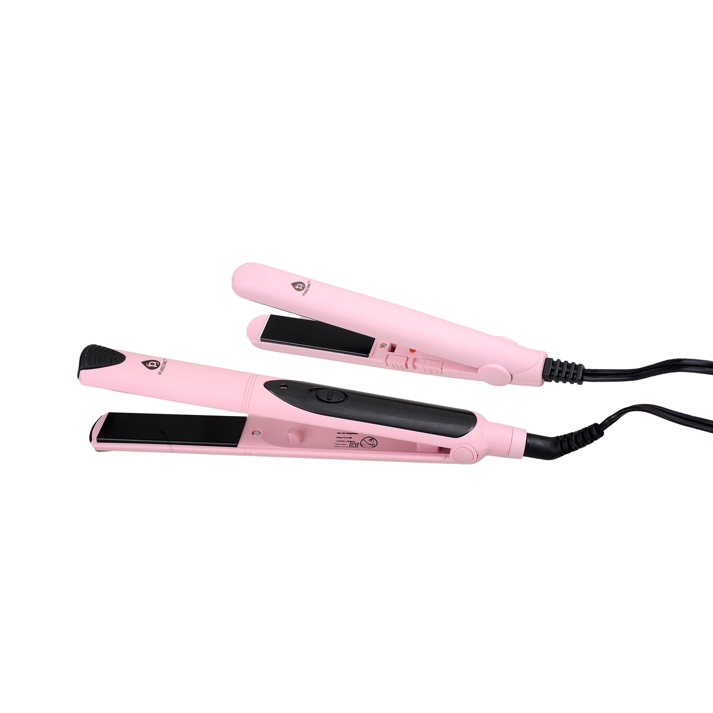Professional Salon Quality Flat Iron Hair Straightener With A Free Travel Straightener