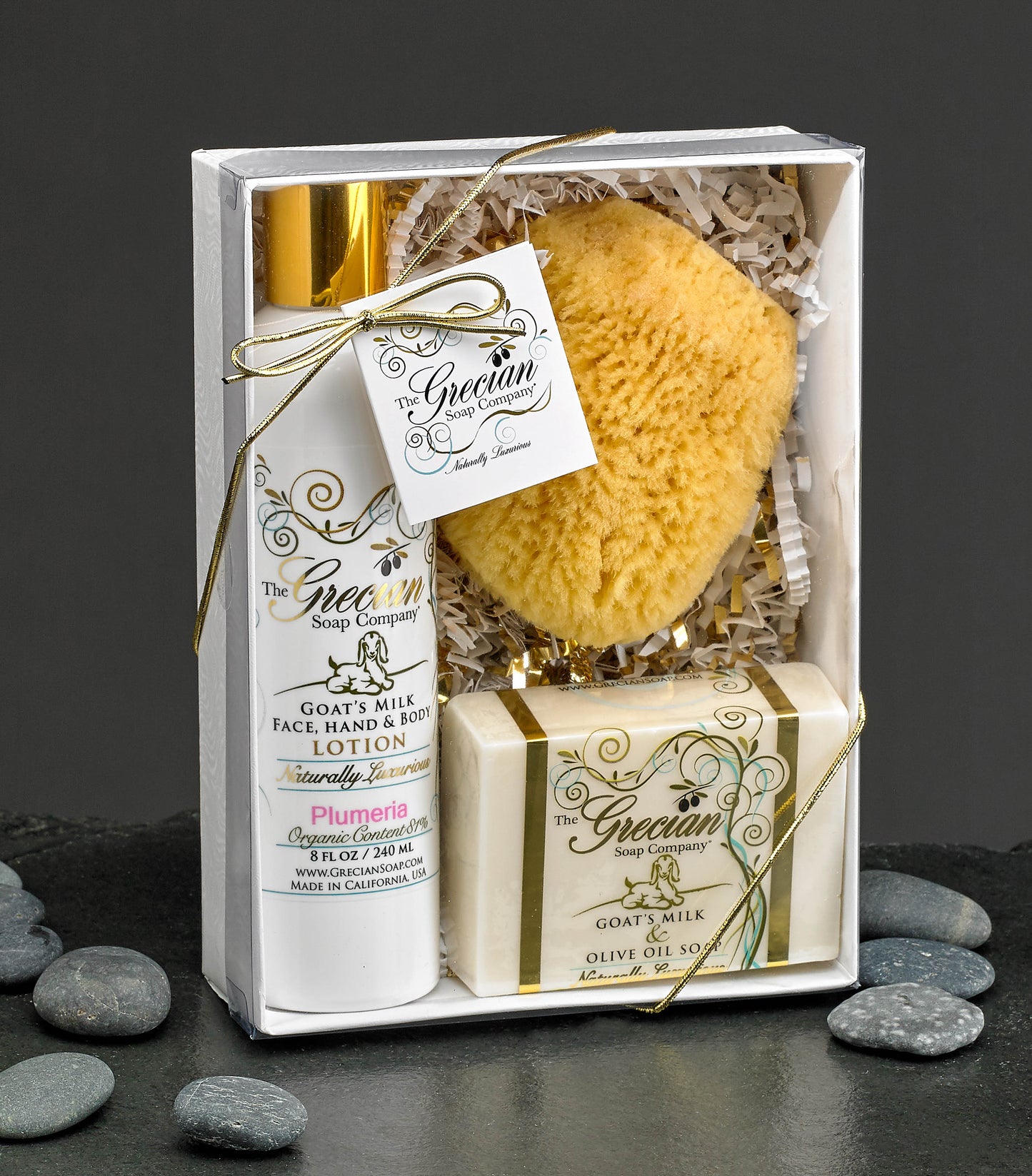 Lotion, Soap and Sponge Gift Box-Coco Mango