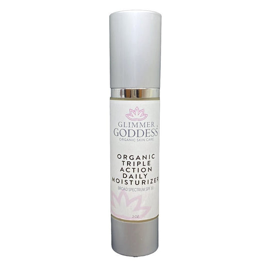 Triple Action Daily Organic Face Moisturizer